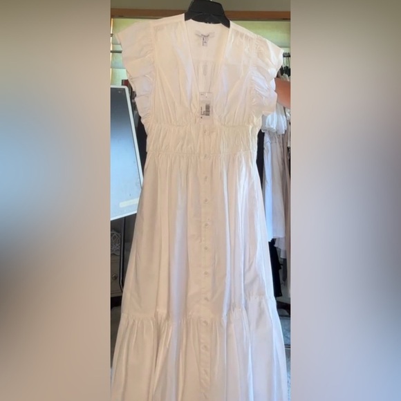 New! DEREK LAM 10 CROSBY 🤍 Greta Poplin A Line Midi Dress sz 2 NWT! - Picture 11 of 13